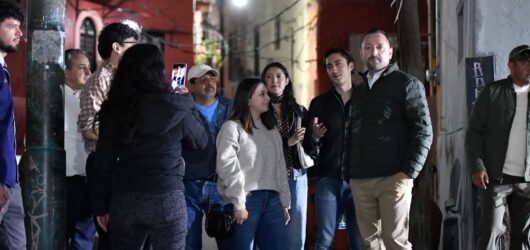 LEGADO realiza recorrido para reportar situación de seguridad y alumbrado público.